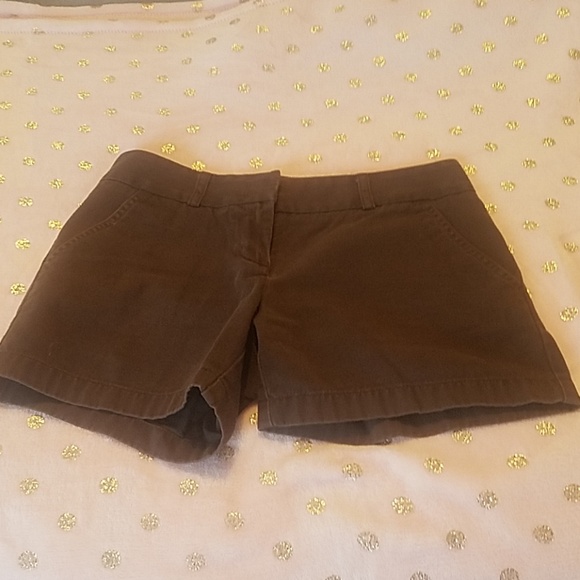 Brown J Crew Chino Shorts - Picture 1 of 4